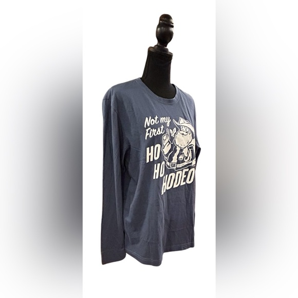 🤣NWT! LIFE IS GOOD-COWBOY SANTA SHIRT! “NOT MY FIRST HO HO HODEO” UNISEX! - Picture 6 of 12